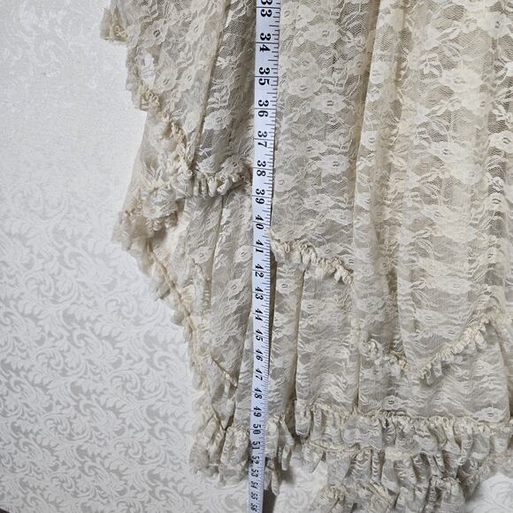 Intimately Free People French Courtship Sheer Lace Slip Dress XS Tea Fairy Boho - Picture 13 of 16